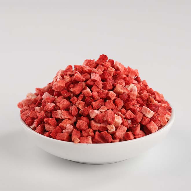 Strawberry dices 6-6-6mm