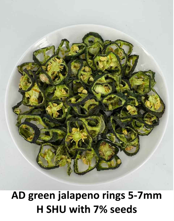 GREEN JALAPENO RINGS 5-7MM